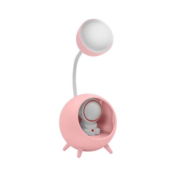 Luminária De Mesa Decorativa Articulável P/ Leitura Astronauta